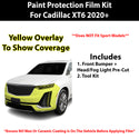 Fits Cadillac XT6 2020+ Precut Premium Paint Protection Film Clear Bra PPF Decal Film Kit Cover