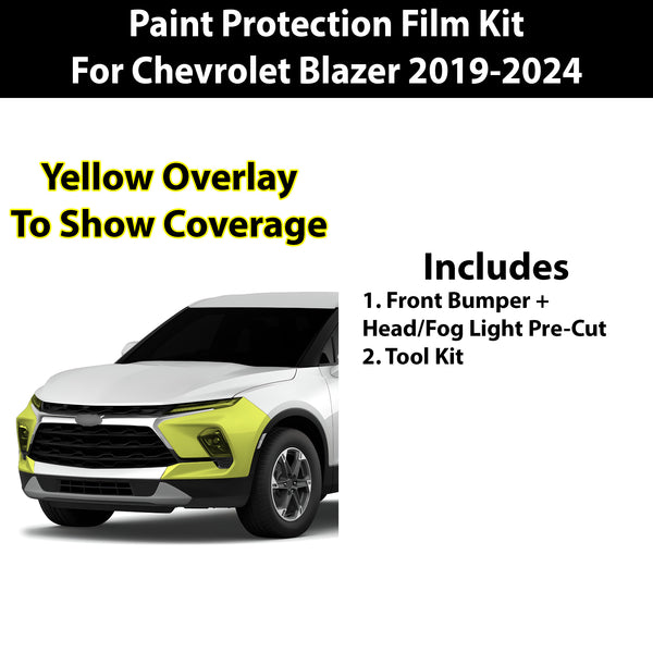 Precut Premium Paint Protection Film Clear Bra PPF Decal Film Kit Cover Fits Chevrolet Blazer 2019-2024