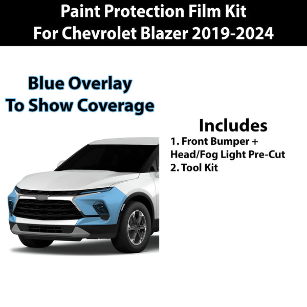 Precut Premium Paint Protection Film Clear Bra PPF Decal Film Kit Cover Fits Chevrolet Blazer 2019-2024