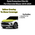 Precut Premium Paint Protection Film Clear Bra PPF Decal Film Kit Cover Fits Chevrolet Blazer 2019-2024