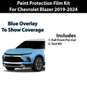 Precut Premium Paint Protection Film Clear Bra PPF Decal Film Kit Cover Fits Chevrolet Blazer 2019-2024