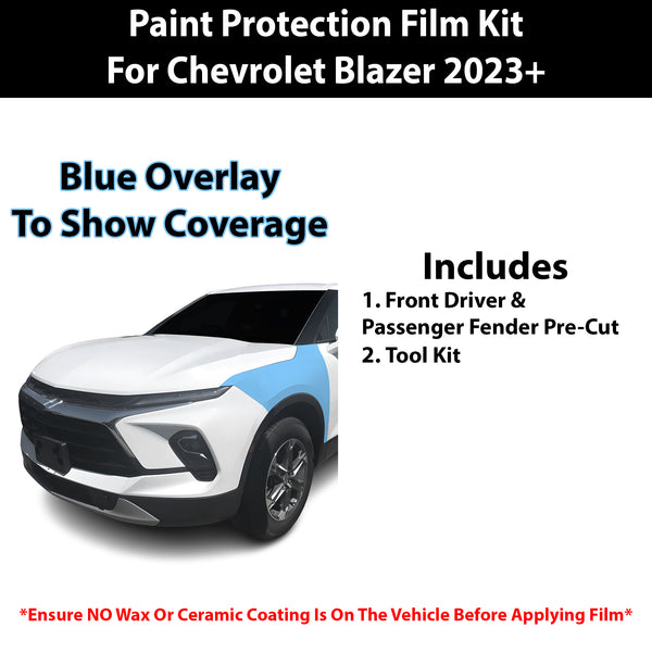 Fits Chevy Blazer 2023+ Precut Premium Paint Protection Film Clear Bra PPF Decal Film Kit Cover