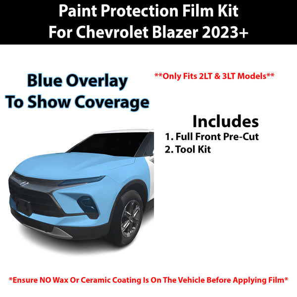 Fits Chevy Blazer 2023+ Precut Premium Paint Protection Film Clear Bra PPF Decal Film Kit Cover