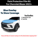 Fits Chevy Blazer EV 2023+ Precut Premium Paint Protection Film Clear Bra PPF Decal Film Kit Cover