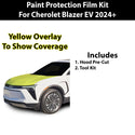 Fits Chevy Blazer EV 2024+ Precut Premium Paint Protection Film Clear Bra PPF Decal Film Kit Coverage