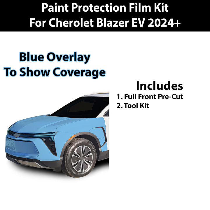 Fits Chevy Blazer EV 2024+ Precut Premium Paint Protection Film Clear Bra PPF Decal Film Kit Coverage - Bogar Tech Designs