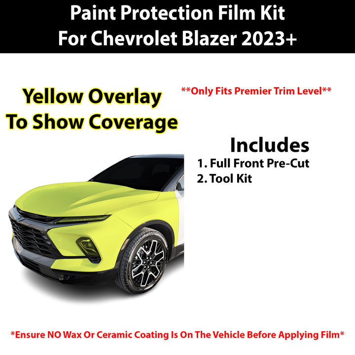 Fits Chevy Blazer 2023+ Precut Premium Paint Protection Film Clear Bra PPF Decal Film Kit Cover - Bogar Tech Designs