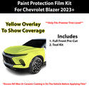 Fits Chevy Blazer 2023+ Precut Premium Paint Protection Film Clear Bra PPF Decal Film Kit Cover