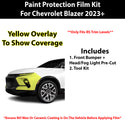 Fits Chevy Blazer 2023+ Precut Premium Paint Protection Film Clear Bra PPF Decal Film Kit Cover