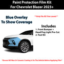 Fits Chevy Blazer 2023+ Precut Premium Paint Protection Film Clear Bra PPF Decal Film Kit Cover