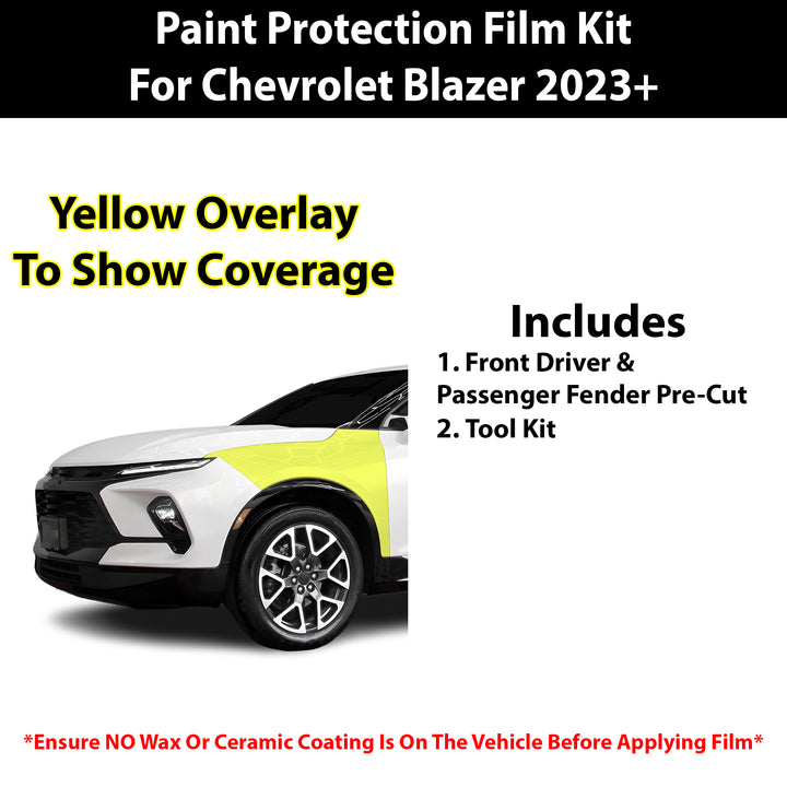 Fits Chevy Blazer 2023+ Precut Premium Paint Protection Film Clear Bra PPF Decal Film Kit Cover - Bogar Tech Designs