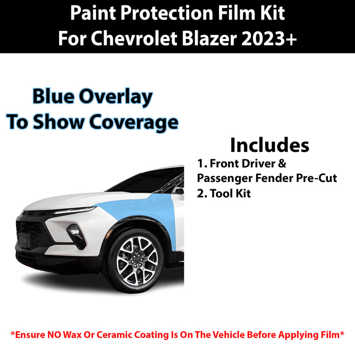 Fits Chevy Blazer 2023+ Precut Premium Paint Protection Film Clear Bra PPF Decal Film Kit Cover - Bogar Tech Designs