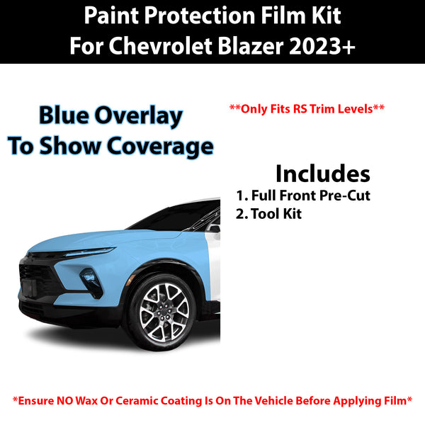 Fits Chevy Blazer 2023+ Precut Premium Paint Protection Film Clear Bra PPF Decal Film Kit Cover