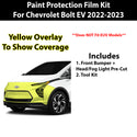 Fits Chevy Bolt 2022-2023 Precut Premium Paint Protection Film Clear Bra PPF Decal Film Kit