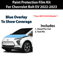 Fits Chevy Bolt 2022-2023 Precut Premium Paint Protection Film Clear Bra PPF Decal Film Kit