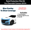 Fits Chevy Camaro 2019+ Precut Premium Paint Protection Film Clear Bra PPF Decal Film Kit Cover