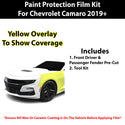 Fits Chevy Camaro 2019+ Precut Premium Paint Protection Film Clear Bra PPF Decal Film Kit Cover