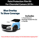 Fits Chevy Camaro 2019+ Precut Premium Paint Protection Film Clear Bra PPF Decal Film Kit Cover