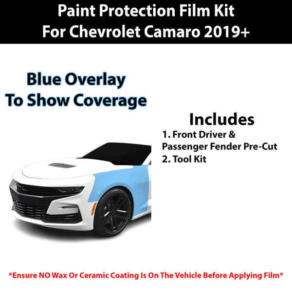 Fits Chevy Camaro 2019+ Precut Premium Paint Protection Film Clear Bra PPF Decal Film Kit Cover