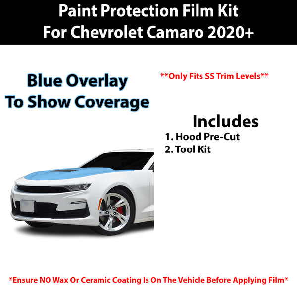 Fits Chevy Camaro 2019+ Precut Premium Paint Protection Film Clear Bra PPF Decal Film Kit Cover