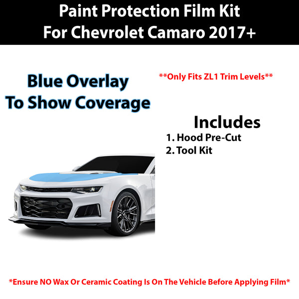 Fits Chevy Camaro 2017+ Precut Premium Paint Protection Film Clear Bra PPF Decal Film Kit Cover