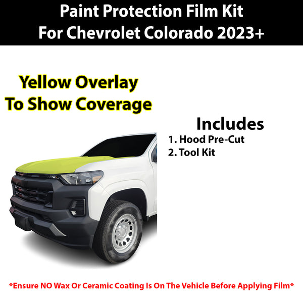 Fits Chevy Colorado 2023+ Precut Premium Paint Protection Film Clear Bra PPF Decal Film Kit Cover