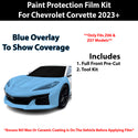 Fits Chevy Corvette (Z06) 2023+ Precut Premium Paint Protection Film Clear Bra PPF Decal Film Kit