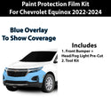 Fits Chevrolet Equinox 2022+ Precut Premium Paint Protection Film Clear Bra PPF Decal Film Kit Cover