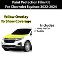 Fits Chevrolet Equinox 2022+ Precut Premium Paint Protection Film Clear Bra PPF Decal Film Kit Cover