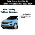 Fits Chevrolet Equinox 2022+ Precut Premium Paint Protection Film Clear Bra PPF Decal Film Kit Cover