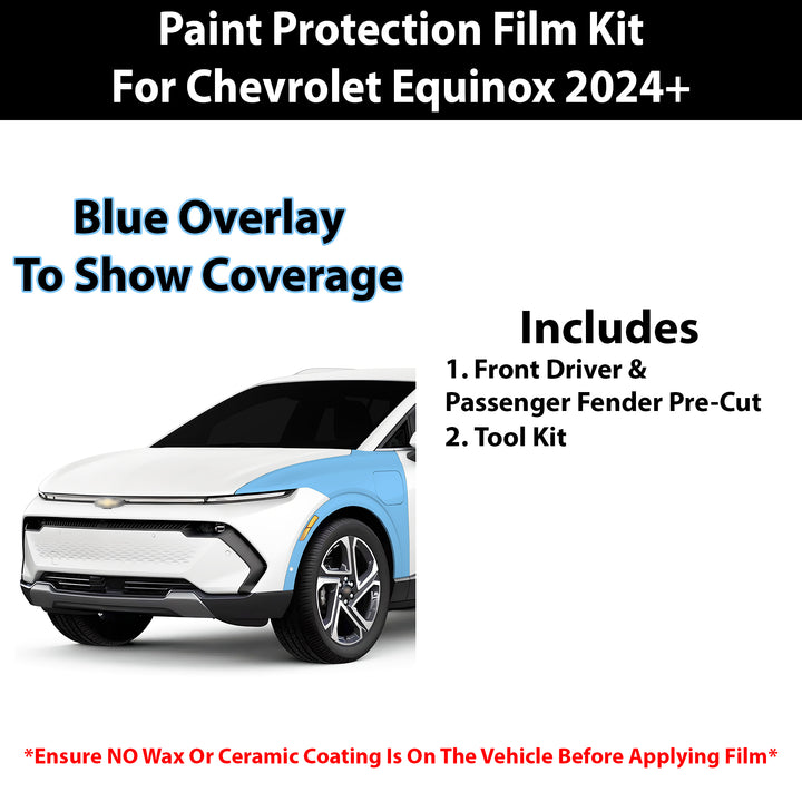 Fits Chevy Equinox EV 2024+ Precut Premium Paint Protection Film Clear Bra PPF Decal Film Kit - Bogar Tech Designs