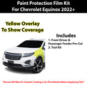 Fits Chevy Equinox 2022+ Precut Premium Paint Protection Film Clear Bra PPF Decal Film Kit Cover