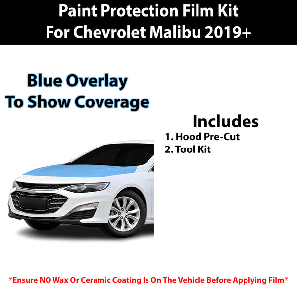 Fits Chevy Malibu 2019+ Precut Premium Paint Protection Film Clear Bra PPF Decal Film Kit Cover