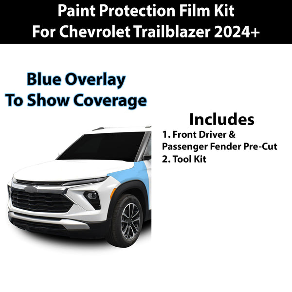 Fits Chevy Trailblazer 2024+ Precut Premium Paint Protection Film Clear Bra PPF Decal Film Kit Coverage