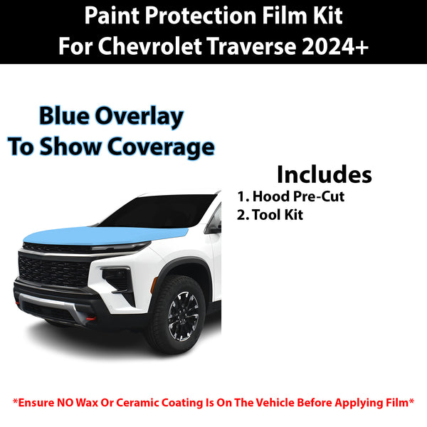 Fits Chevy Traverse 2024+ Precut Premium Paint Protection Film Clear Bra PPF Decal Film Kit Cover