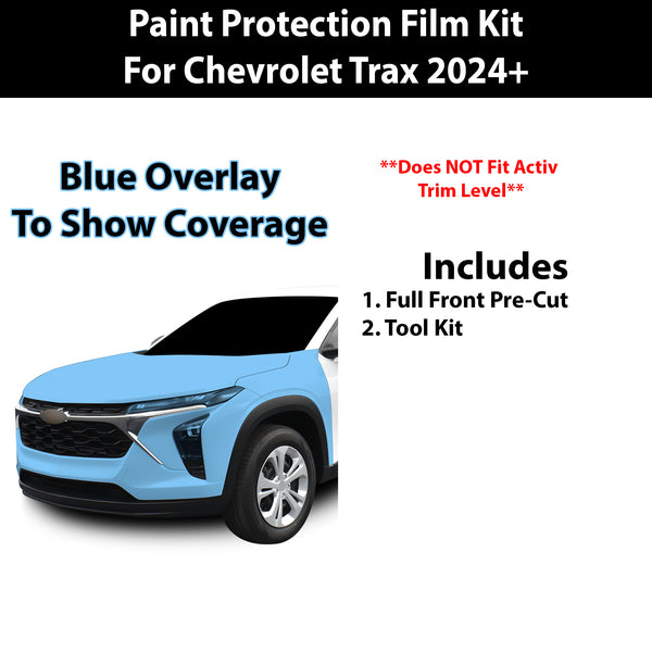 Fits Chevy Trax 2024+ Precut Premium Paint Protection Film Clear Bra PPF Decal Film Kit Coverage