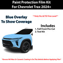 Fits Chevy Trax 2024+ Precut Premium Paint Protection Film Clear Bra PPF Decal Film Kit Cover