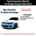 Fits Dodge Charger Scat Pack Widebody 2020-2023 Precut Premium Paint Protection Film Clear Bra PPF Decal Film Kit Cover