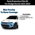 Fits Dodge Hornet 2023+ Precut Premium Paint Protection Film Clear Bra PPF Decal Film Kit Cover