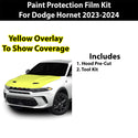 Fits Dodge Hornet 2023+ Precut Premium Paint Protection Film Clear Bra PPF Decal Film Kit Cover