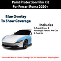 Fits Ferrari Roma 2020+ Precut Premium Paint Protection Film Clear Bra PPF Decal Film Kit Cover