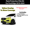 Precut Premium Paint Protection Film Clear Bra PPF Decal Film Kit Cover Fits Ford Edge 2019-2024