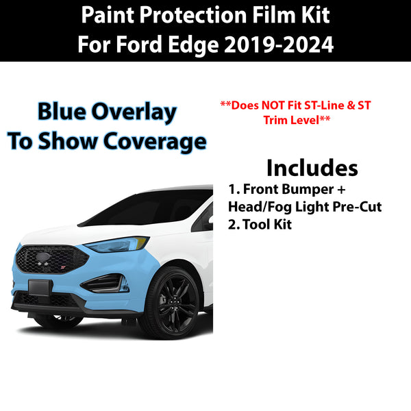 Precut Premium Paint Protection Film Clear Bra PPF Decal Film Kit Cover Fits Ford Edge 2019-2024