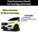 Fits Ford Edge 2019+ Precut Premium Paint Protection Film Clear Bra PPF Decal Film Kit Cover