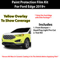 Fits Ford Edge 2019+ Precut Premium Paint Protection Film Clear Bra PPF Decal Film Kit Cover