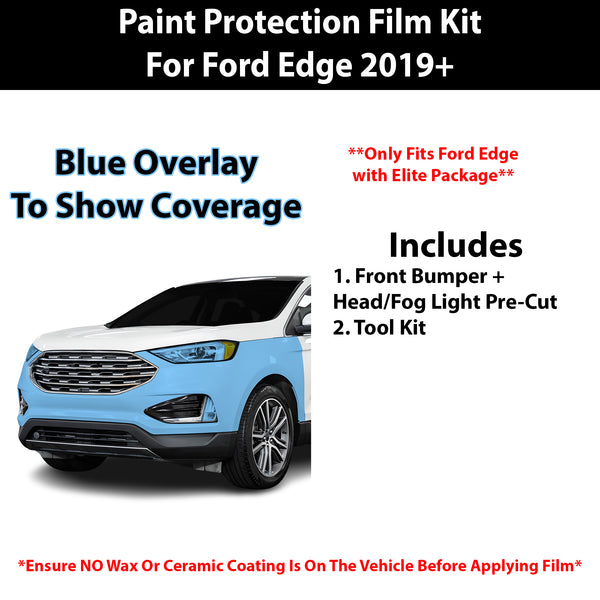 Fits Ford Edge 2019+ Precut Premium Paint Protection Film Clear Bra PPF Decal Film Kit Cover