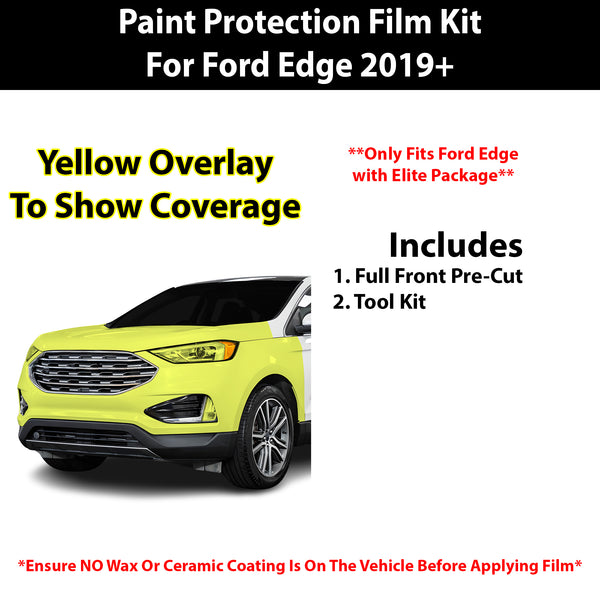 Fits Ford Edge 2019+ Precut Premium Paint Protection Film Clear Bra PPF Decal Film Kit Cover