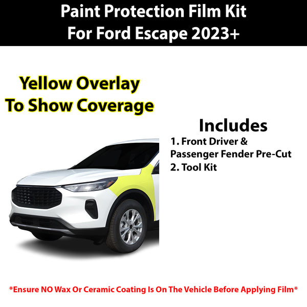 Fits Ford Escape 2023+ Precut Premium Paint Protection Film Clear Bra PPF Decal Film Kit