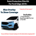 Fits Ford Edge 2019+ Precut Premium Paint Protection Film Clear Bra PPF Decal Film Kit Cover