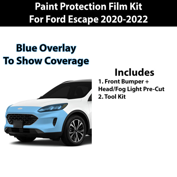 Fits Ford Escape 2020-2022 Precut Premium Paint Protection Film Clear Bra PPF Decal Film Kit